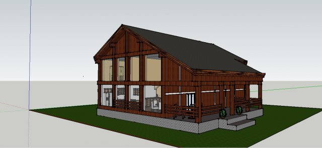 house Modelo 3D .c4d .max .obj .3ds .fbx .stl .blend 