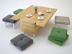 convertible sofa Modèle 3D