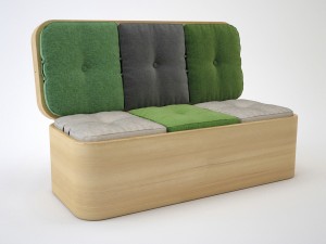 convertible sofa 3D Model