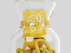 table lamp - pulse yellow Modello 3D