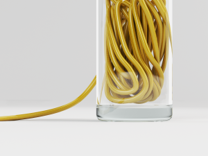 table lamp - pulse yellow Modello 3D