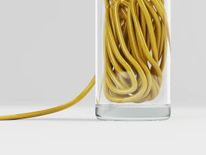table lamp - pulse yellow 3D Model