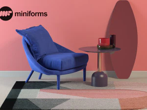 armchair lem collection and decor 3D Model