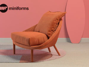 armchair lem collection and decor 3D Model