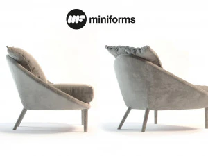 armchair lem collection and decor 3D Model