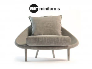 armchair lem collection and decor 3D Model