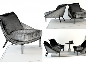 armchair lem collection and decor Modelo 3D