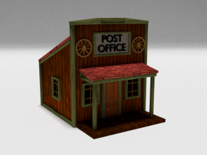 building post office 3D Model