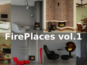 fireplaces vol 1 3D Модель