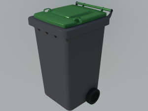 trash container 3D मॉडल