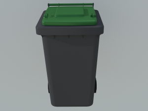 trash container Modelo 3D