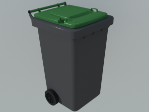 trash container Modelo 3D
