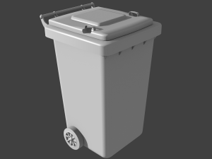 trash container Modelo 3D