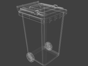 trash container Modelo 3D