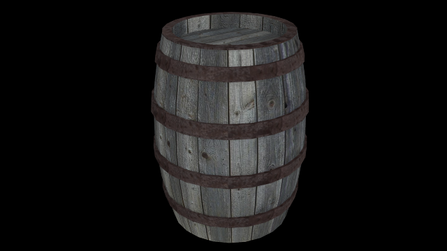 barrel 3D 模型 .c4d .max .obj .3ds .fbx .stl .blend 