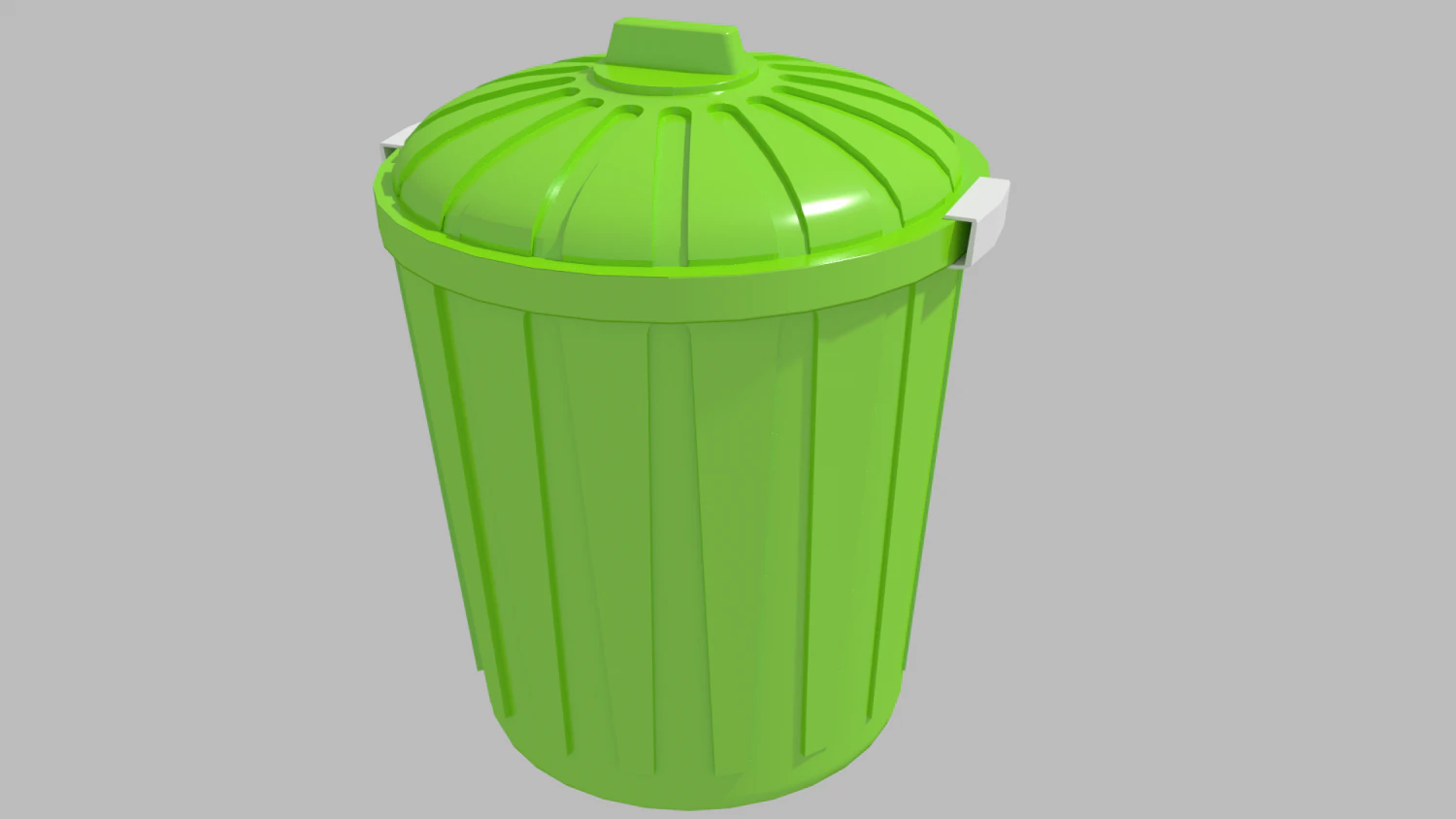 trash can 3D Model .c4d .max .obj .3ds .fbx .stl .blend