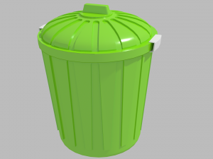 trash can Model 3D