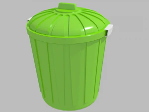 &ccedil;&ouml;p tenekesi 3D Model