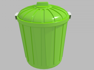 trash can Modelo 3D