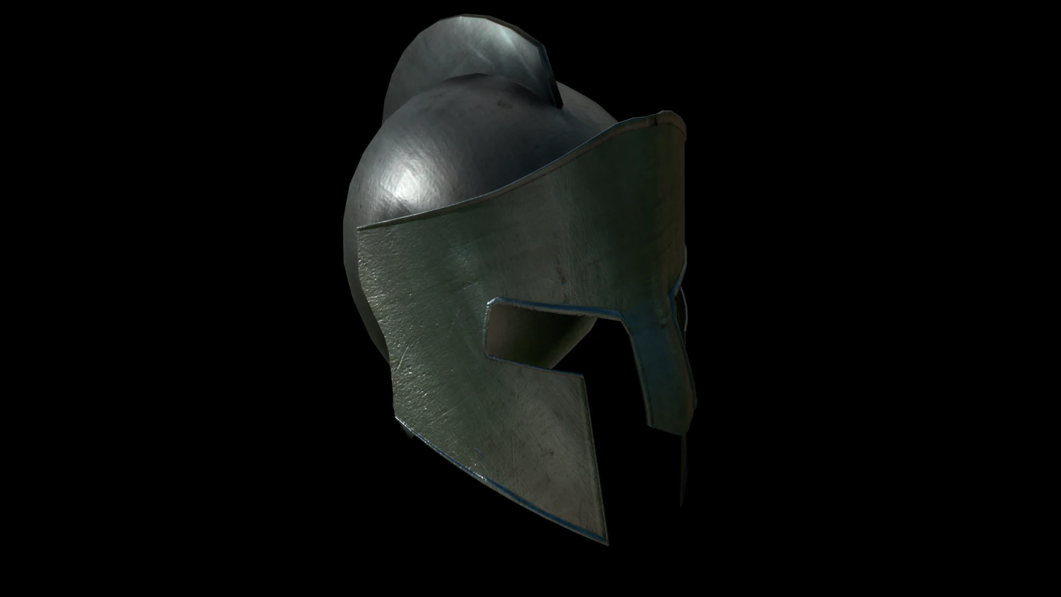 spangen helmet 3D Model .c4d .max .obj .3ds .fbx .stl .blend