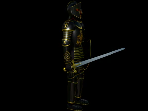 騎士 3Dモデル