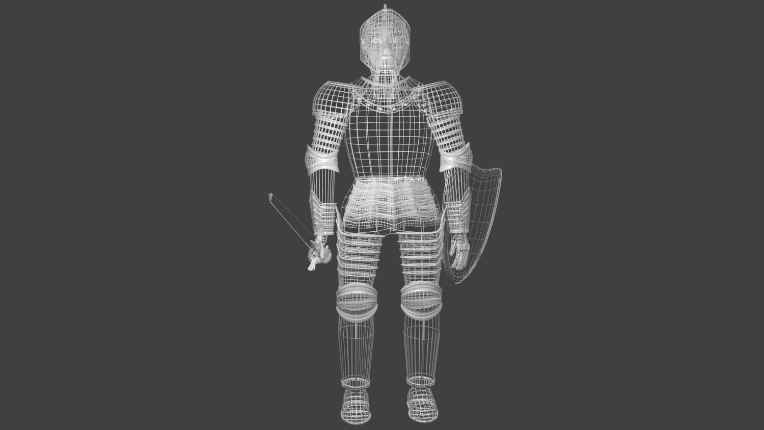 3d model knight