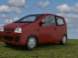 samoch&oacute;d mini Model 3D