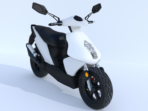 motor scooter 3Dモデル