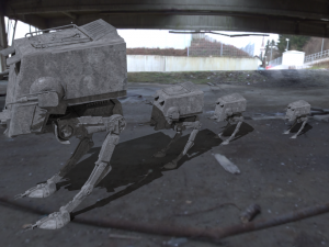 at-st walker 3Dモデル