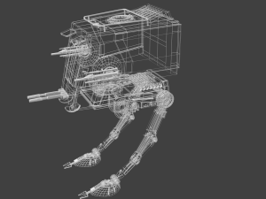 at-st walker 3D-Modell