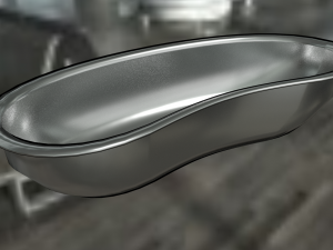 medical equipment kidney dish Modello 3D