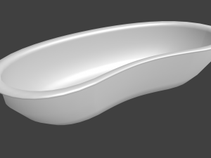 medical equipment kidney dish Modello 3D