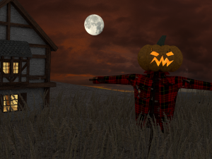 halloween scnene 3D Model