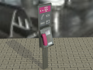 pay phone Model 3D