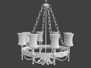 chandelier 3D मॉडल