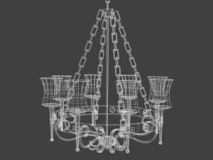 chandelier 3D मॉडल