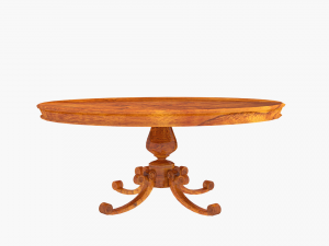 baroque table 3D-Modell