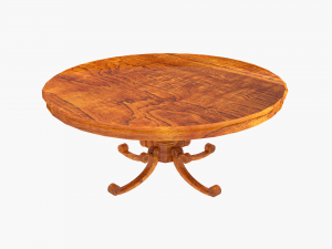 baroque table 3D Model