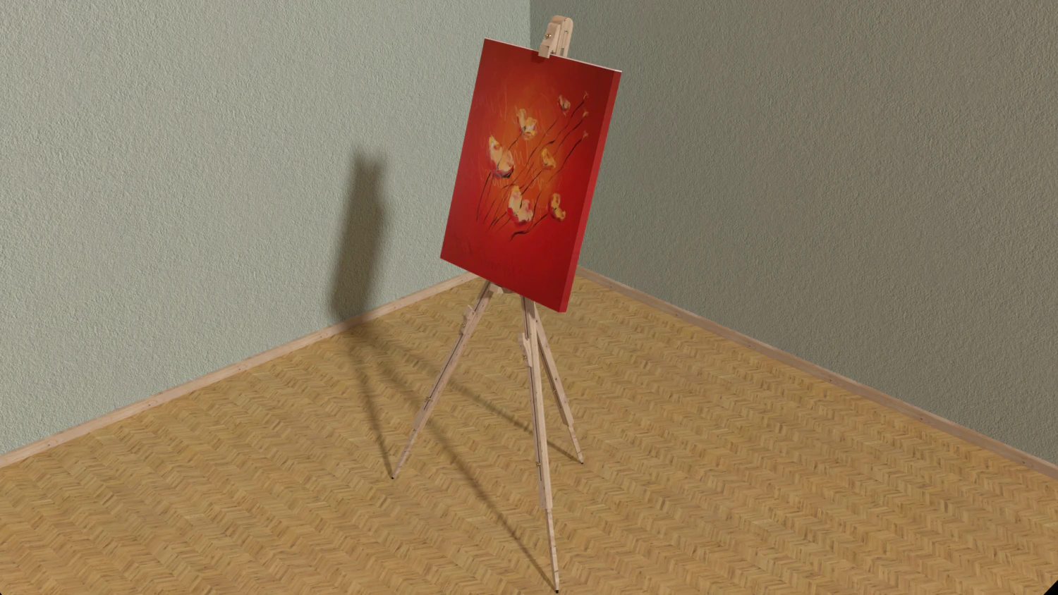easel 3D Model .c4d .max .obj .3ds .fbx .stl .blend 