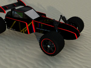 w&oacute;zek wydmowy 1 Model 3D