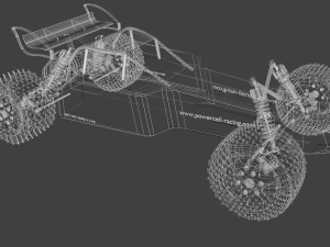 w&oacute;zek wydmowy 1 Model 3D