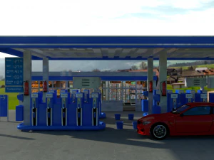 tankstation 3D Model