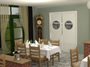 restaurant Modelo 3D