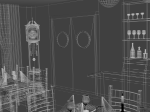 restaurant Modelo 3D