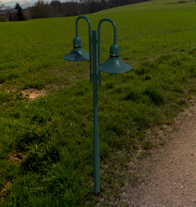 street lamp 3D Модель .c4d .max .obj .3ds .fbx .stl .blend 