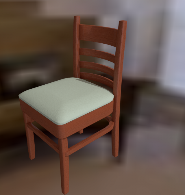 chair 3D Model .c4d .max .obj .3ds .fbx .stl .blend 