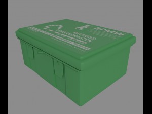 first aid kit 3D मॉडल