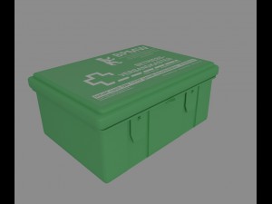 first aid kit Model 3D