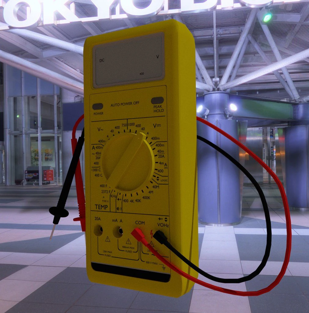 digital multimeter 3D Model .c4d .max .obj .3ds .fbx .stl .blend 
