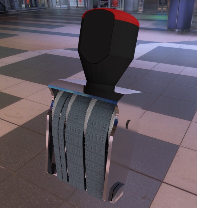 stamp 3D Model .c4d .max .obj .3ds .fbx .stl .blend 